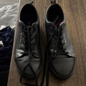 PS Paul Smith Black Leather Sneakers